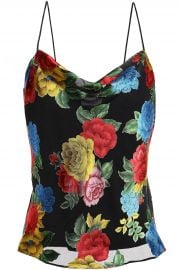 Camellia Bouquet devore-chiffon camisole at The Outnet