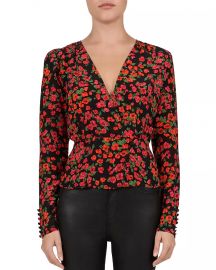 Camellia crossover blouse at Bloomingdales