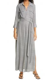 Cameron Glen Plaid Maxi Shirtdress at Nordstrom