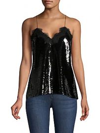 Cami NYC - The Racer Sequin Camisole at Saks Fifth Avenue