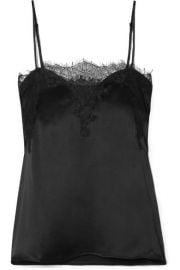 Cami NYC - The Sweetheart lace-trimmed silk-charmeuse camisole at Net A Porter