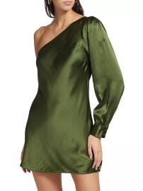 Cami NYC Juanita Silk One Shoulder Minidress at Saks Fifth Avenue