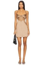 Cami NYC Soraya Lace Satin Minidress at Revolve