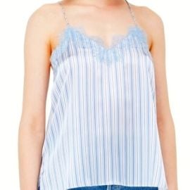 Cami NYC silk racer camisole at eBay
