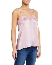 Cami NYCSweetheart Silk Charmeuse Camisole with Lace at Neiman Marcus