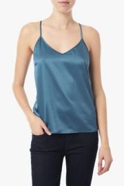 Cami Racer Tank in Dark Teal at 7 For All Mankind