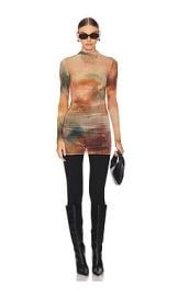 Camila Coelho Bella Tunic Top In Multi Abstract Flora at Revolve