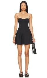 Camila Coelho Maria Mini Dress In Black at Revolve