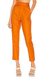 Camila Coelho Quinn Trouser in Desert Orange at Revolve