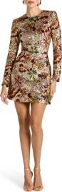 Camile Embellished Long Sleeve Sheath Cocktail Dress at Nordstrom