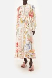 Camilla Button Through Dress With Yoke in Romantic Rites at Camilla