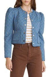 Camilla Quilted Denim Jacket at Nordstrom