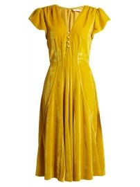 Camilla V-neck velvet midi dress by Altuzarra at Matches