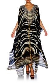 Camilla Zebra Crossing Split Front & Sleeve Kaftan at Arch Fashion