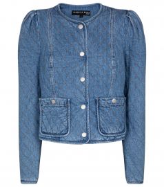 WornOnTV: Sara’s quilted denim jacket on The View | Sara Haines ...