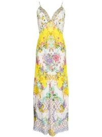 Camilla graphic-print Silk Maxi Dress - at Farfetch