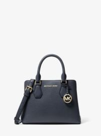 Camille Small Pebbled Leather Satchel Michael Kors at Michael Kors