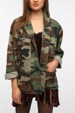 Camo jacket at Urban Outfitters at Urban Outfitters