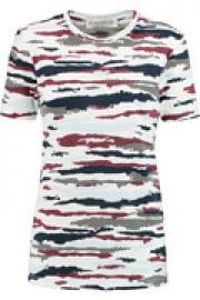 Camo printed cotton-jersey T-shirt at The Outnet