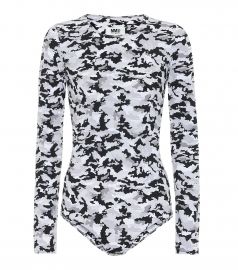 Camo stretch-jersey bodysuit at Mytheresa