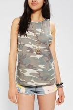 Camo tank at Urban Outfitters at Urban Outfitters