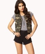 Camo vest at Forever 21 at Forever 21