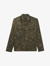 Camouflage-print cotton-canvas jacket at Selfridges