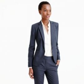 Campbell blazer in pinstripe Super 120s wool at J. Crew