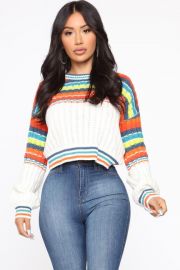 Can\'t Wait To See You Sweater by Fashion Nova at Fashion Nova