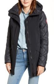 Canada Goose Berkley 675 Fill Power Hooded Waterproof Jacket in Atlantic Navy at Nordstrom