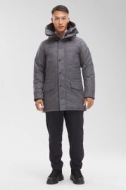 Canada Goose Langford Parka in Slate Grey Melange Gris ardois at Canada Goose