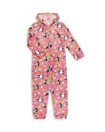 Candy Pink Girls  x27  Fleece Panda Coverall - Big Kid Kids - Bloomingdale s at Bloomingdales