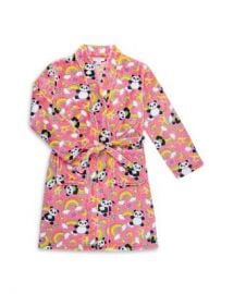 Candy Pink Girls  x27  Fleece Panda Robe - Big Kid Kids - Bloomingdale s at Bloomingdales