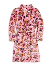 Candy Pink Girls  x27  Sloth Print Robe - Little Kid  Big Kid Kids - Bloomingdale s at Bloomingdales