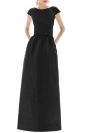 Cap Sleeve A-Line Gown at Nordstrom