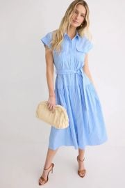 Cap Sleeve Collared Midi Dress by Derek Lam 10 Crosby x RTR Rent the Runway at Rent the Runway