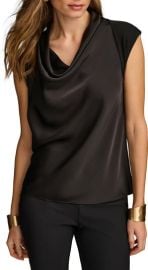 Cap Sleeve Cowl Neck Top at Nordstrom