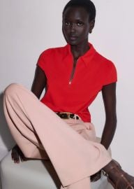 Cap Sleeve Polo Tee at Me + Em