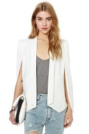 Cape Blazer in Ivory at Nasty Gal