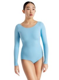 Capezio Light Blue Womenx27s Team Basics Long Sleeve Leotard Large Target at Target