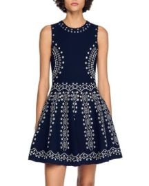Capri Scarf Print Knit Short Dress at Bloomingdales