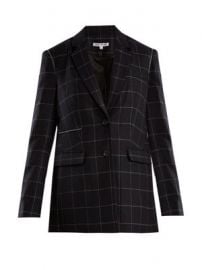 Caprice windowpane-checked wool-blend blazer at Matches