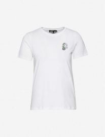 Capricorn-embellished cotton-jersey T-shirt at Selfridges