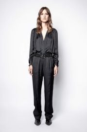 Captain Satin Jumpsuit - slip women  ZadigampVoltaire at Zadig and Voltaire