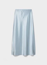 Capture Satin Skirt at Aritzia