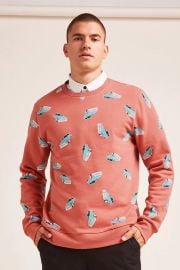 Car Print Sweatshirt by Forever 21 at Forever 21