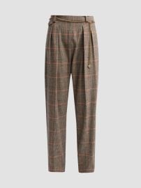Cara Cara Emerson Plaid Wool Tapered Pants | Saks Fifth Avenue at Saks Fifth Avenue