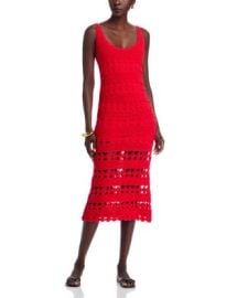 Cara Cara Joan Crochet Scoop Neck Midi Dress Bloomingdales at Bloomingdales