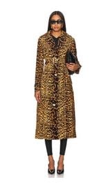 Cara Cara Karlie Trench In Natural Animal at Revolve