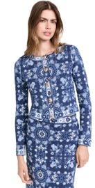 Cara Cara Livi Jacket Blue Rita Tile XL at Shopbop